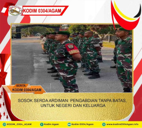 SOSOK SERDA ARDIMAN: PENGABDIAN TANPA BATAS, UNTUK NEGERI DAN KELUARGA